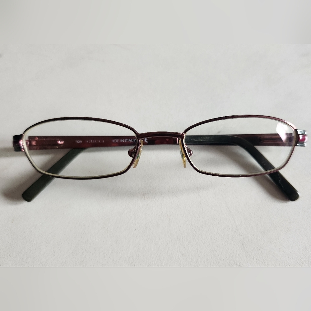 Gucci 2730 45J Burgundy petite Y2K eyeglasses (with prescription lenses)